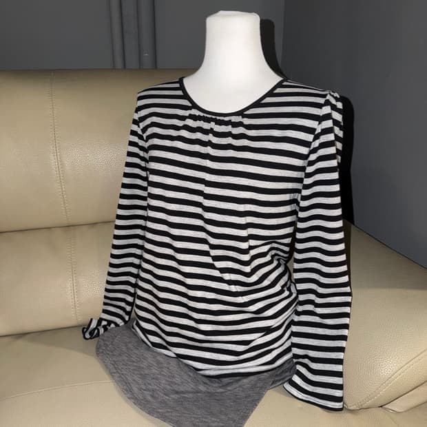 stripe pattern long sleeve