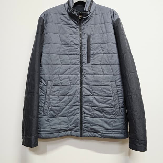 프랑코페라로 차콜 그레이 퀼팅 점퍼105