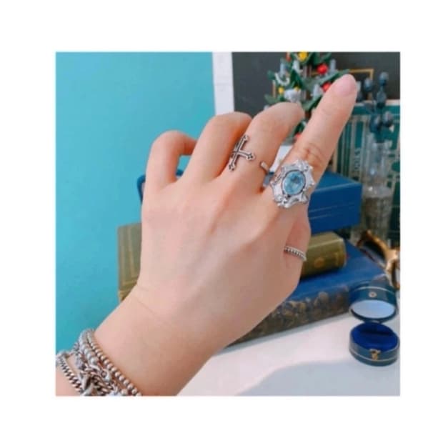 알멘드로 빈티지 반지