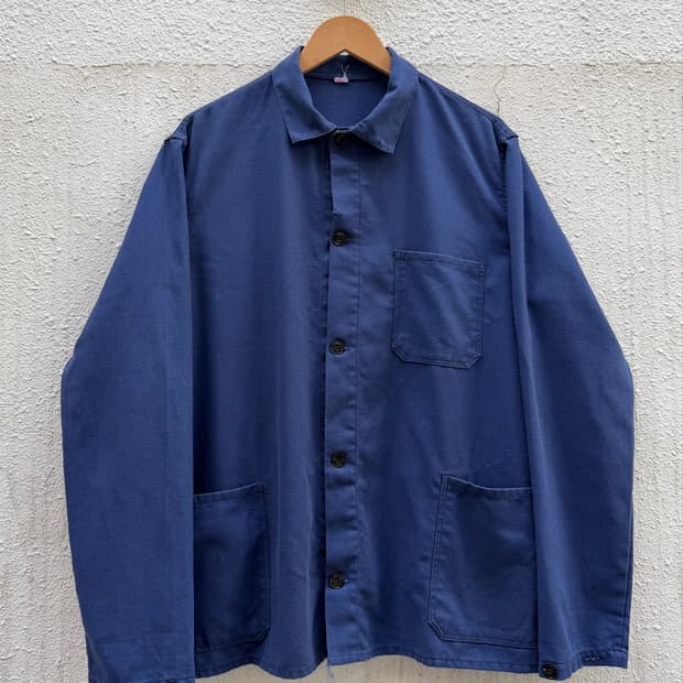 70s LIGHTWEIGHT WASHED NAVY 70s프렌치워크자켓