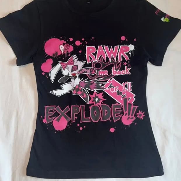 make a scene 씬 이모 키드 emo 섭컬 서브컬쳐 티셔츠