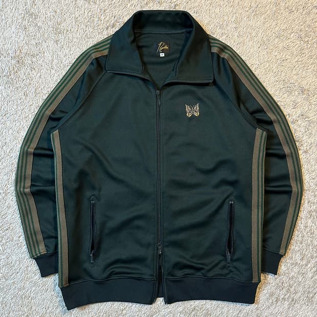 니들스 트랙자켓 다크그린