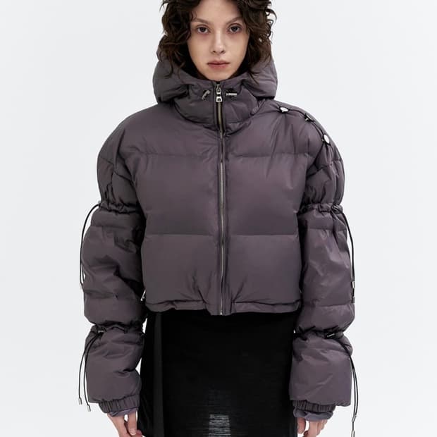 LEEY STRING TRIMMED DOWN JUMPER SMOKE VI
