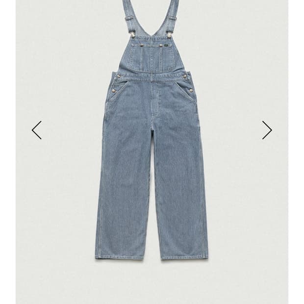 더바넷 Hickory Striped Denim Overall
