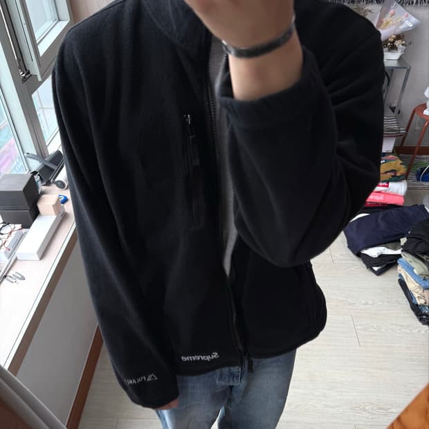 슈프림 폴라텍 후리스 집 자켓