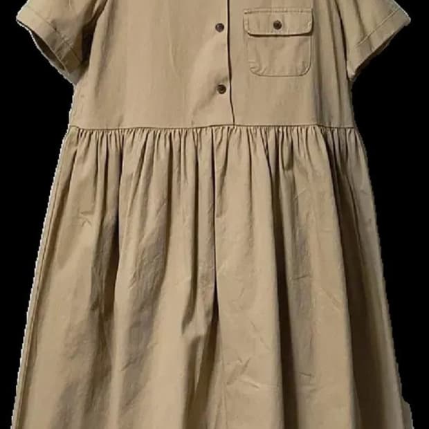 카라 반팔원피스