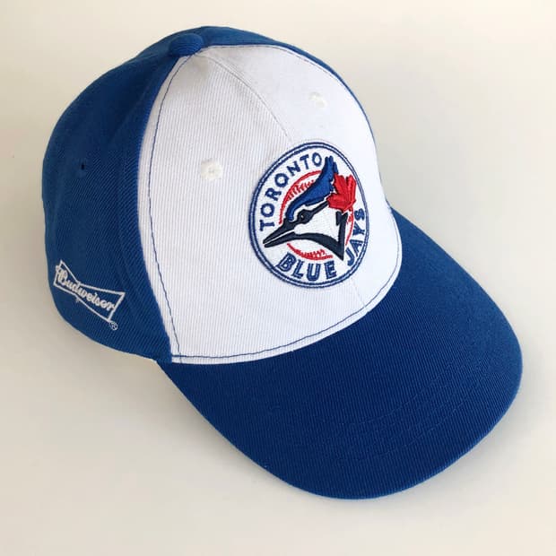 미국 빈티지 토론토 블루제이스 자수 블루 배색 볼캡 모자