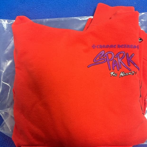 크롬하츠 메티보이 후드 레드 XL