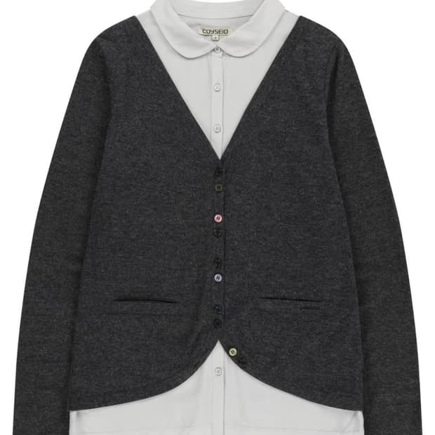 Coyseio 코이세이오 레이어드 셔츠 가디건 2 사이즈