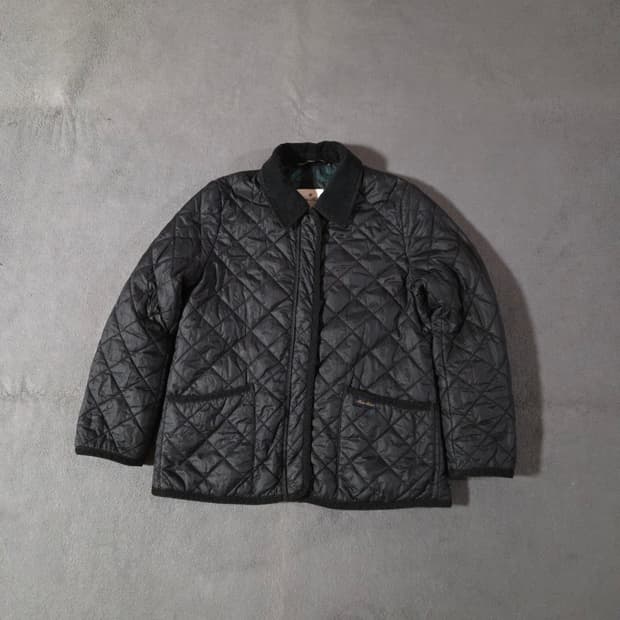 브룩스브라더스 여성 퀼팅 자켓 L 77 블랙