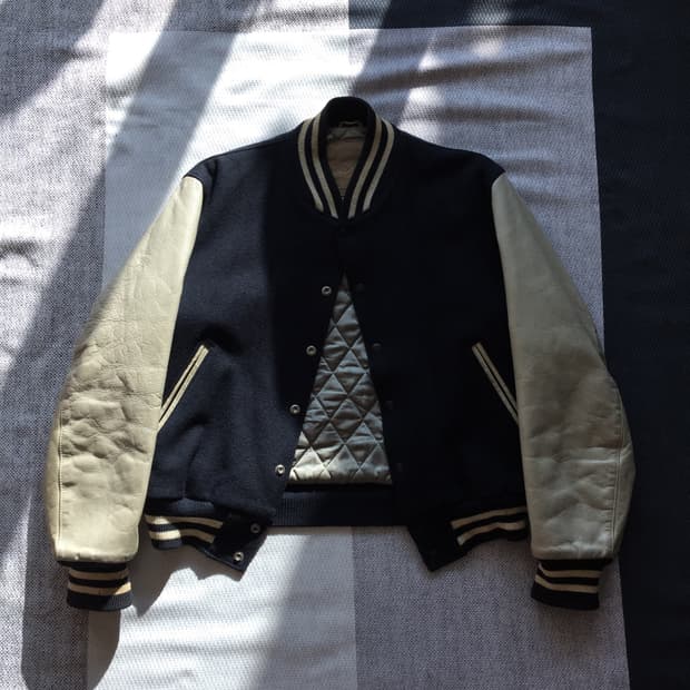 80s 빈티지 골든베어 바시티자켓