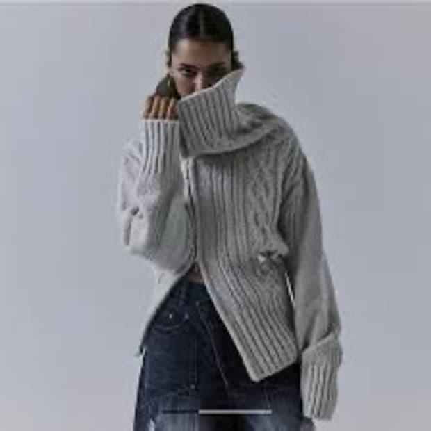 트리밍버드 투웨이 니트 