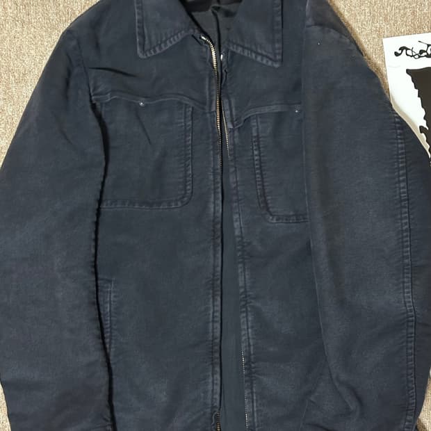 [50] maison margiela moleskine jacket