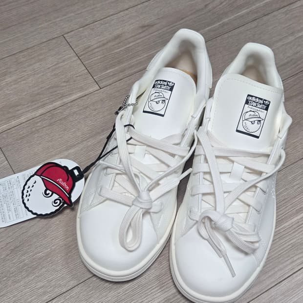 아디다스 말본 스탠스미스 골프 스니커즈 오프화이트 230