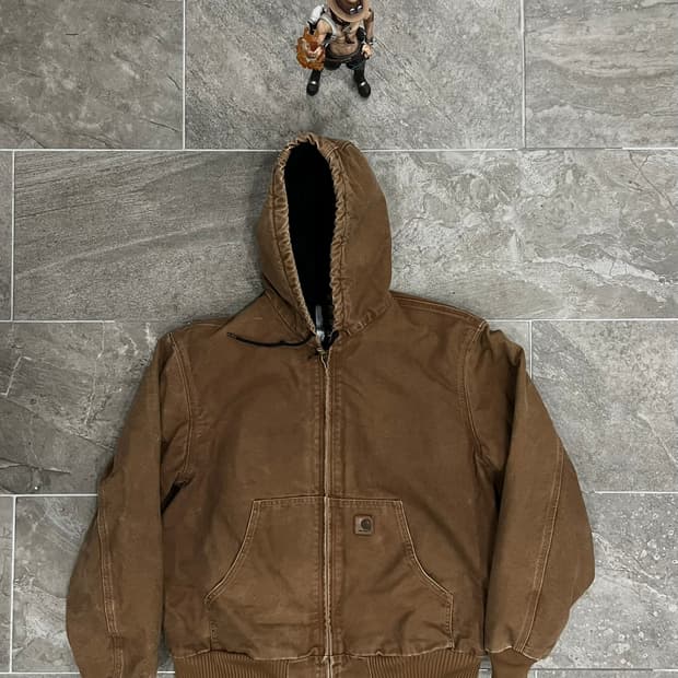 (L)칼하트 덕 액티브 후드자켓 J130 BRN 칼하트브라운