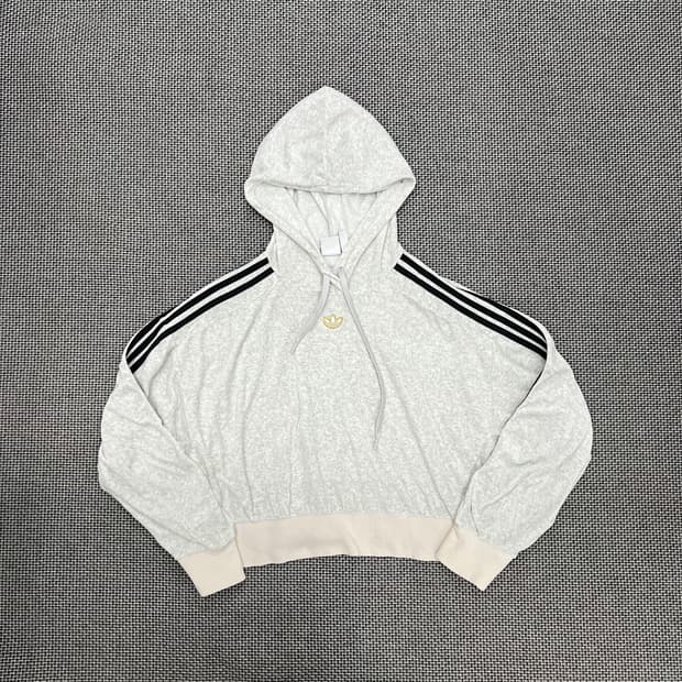 아디다스 그레이 후드