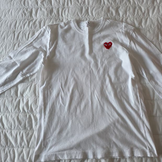 꼼데가르송 롱슬리브 L