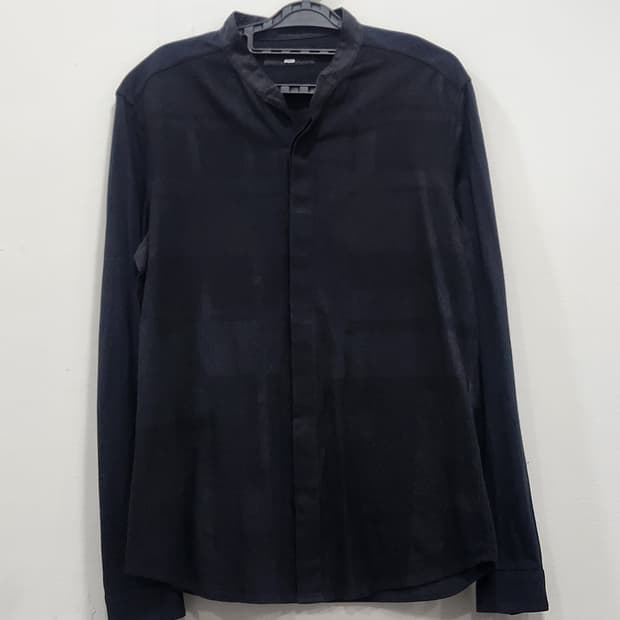 [95] 한섬 시스템 옴므 차이나 카라 셔츠 남성 95 블랙