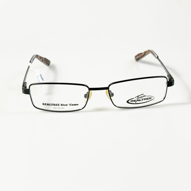 TEAM REALTREE 슬림 스퀘어 메탈 빈티지 안경