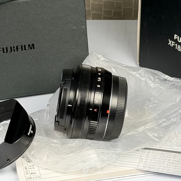 후지필름 XF 18mm F2 R 렌즈