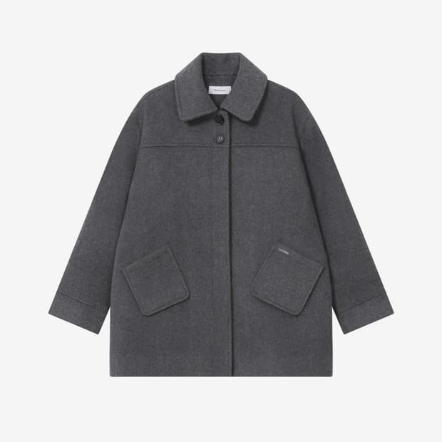 미세키서울 Slate half coat GREY