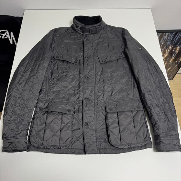 바버 인터내셔널 아리엘 퀼팅 자켓 M