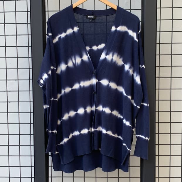 DKNY 타이다이 가디건 (navy)