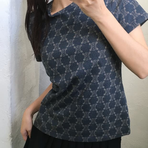 Celine 셀린느 트리오페 반팔 티