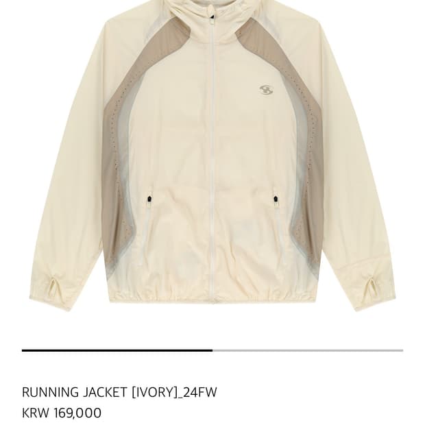 sansangear/ RUNNING JACKET [IVORY](2)