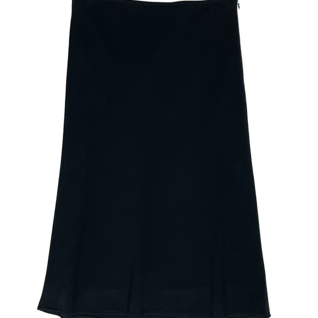 Calvin Klein 블랙 미디 스커트
