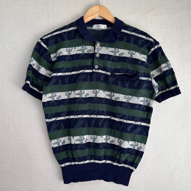 Vintage Yoga Pattern Knit pk T-shirts