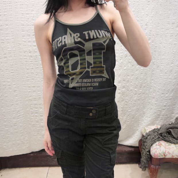 Retro Graphic String Tank