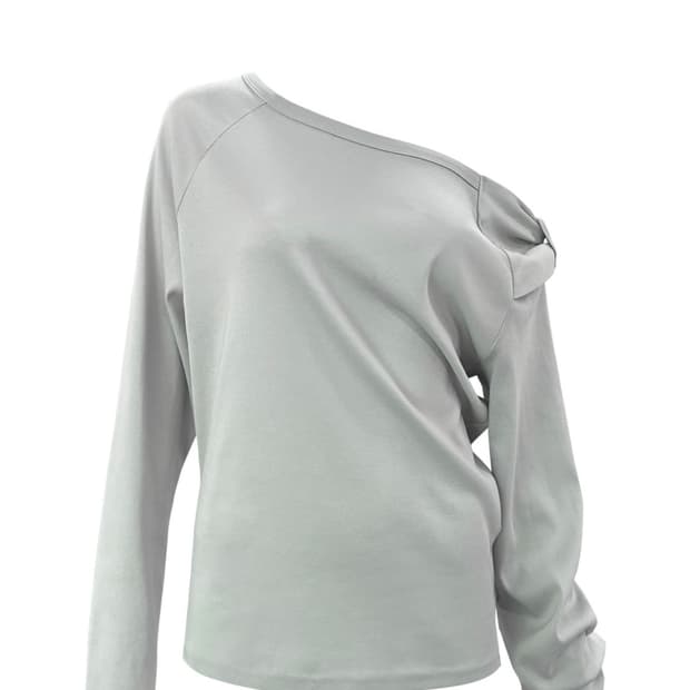 체메씨 BOW ONE-SHOULDER LONG SLEEVE