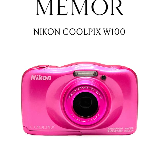 엔믹스혜원님사용모델/방수기능💦NIKON COOLPIX W100 니콘디카