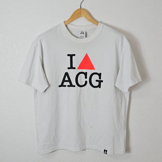 나이키 NRG 하트 ACG 반팔 티셔츠 I LOVE 아시아 L 100
