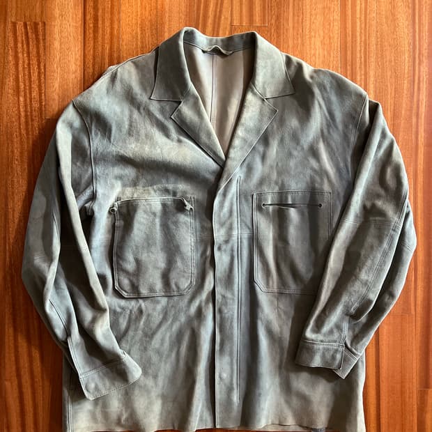 3) YOKE 요크 스웨이드 양가죽 셔츠 자켓