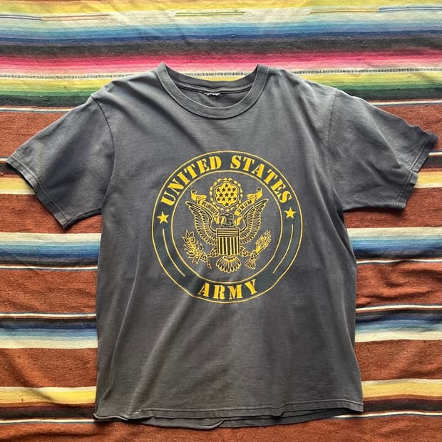 00s USA 빈티지 US ARMY 선페이딩 반팔 티셔츠