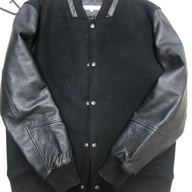 로커드 소가죽 스타디움 바시티자켓 L 100