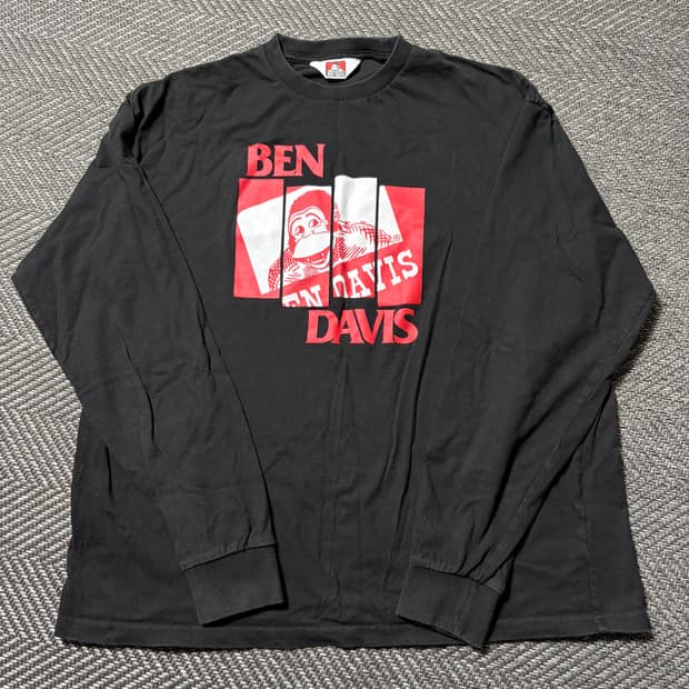 벤 데이비스 오리지널프린트 긴팔티셔츠(XL)