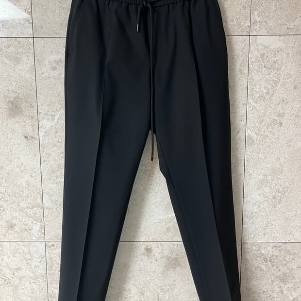 준지 남성 밴딩 슬랙스 블랙 46(32인치) 정품