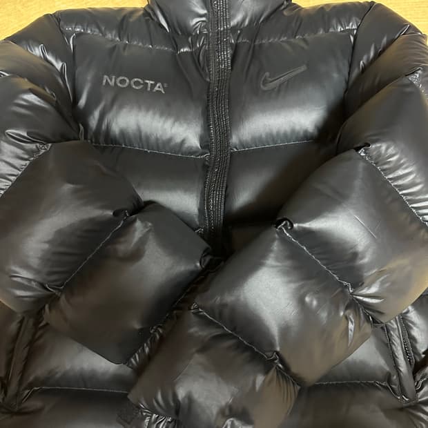 나이키 녹타 패딩 아시아L 블랙