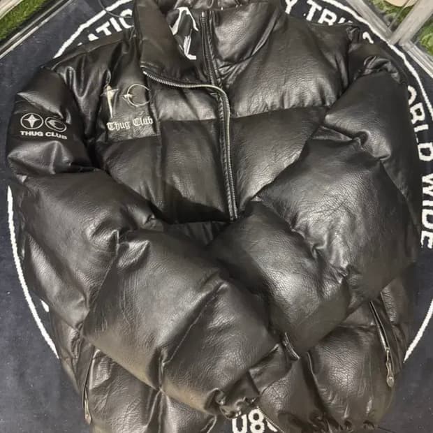 떠그클럽 레더패딩3