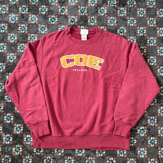 챔피온 리버스위브 스웻셔츠 맨투맨 sweatshrit 버건디