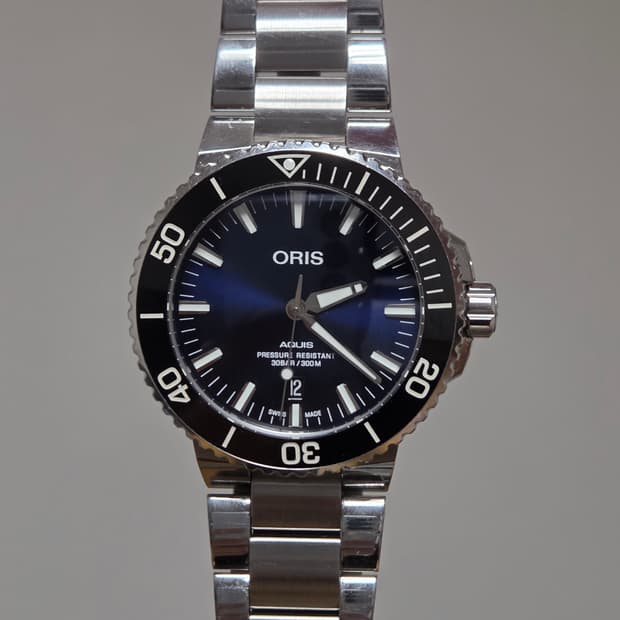 오리스 아퀴스 딥블루 43.5mm