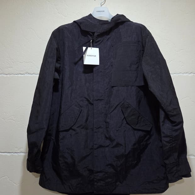 강혁 레디메이드 애어백 피쉬테일 자켓 블랙 라지 새상품