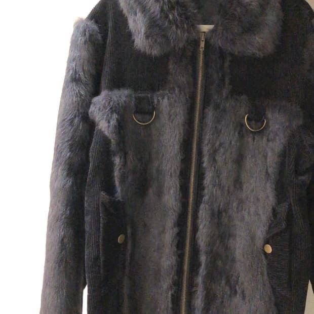 퍼 코듀로이 자켓