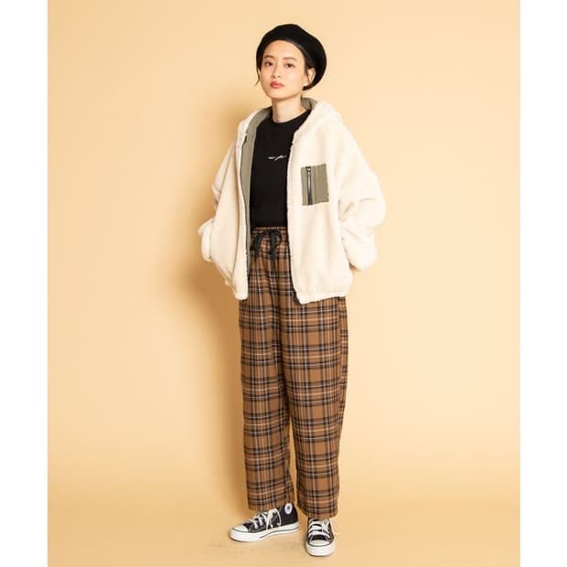 위고 리버시블 보아 파카