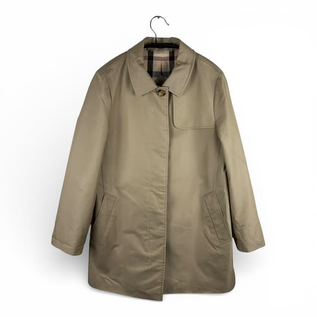 F) 닥스 나일론 하프코트 베이지