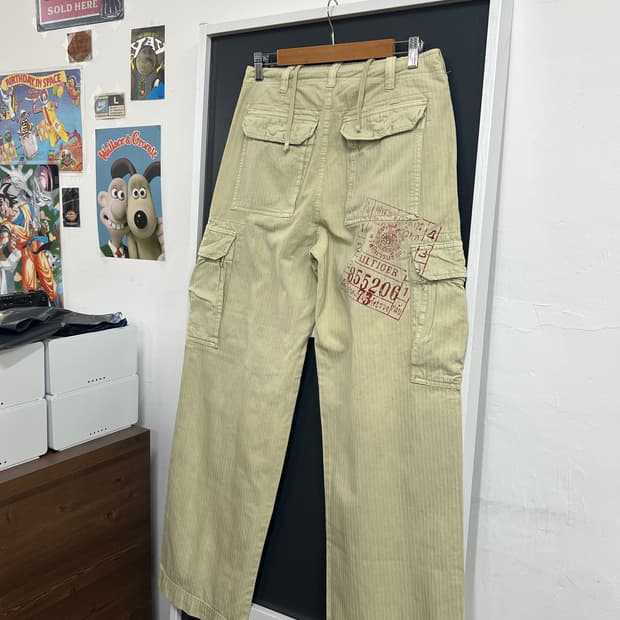 Tommy Hilfiger 타미힐피거 빈티지 밀리터리 스타일 카고 팬츠