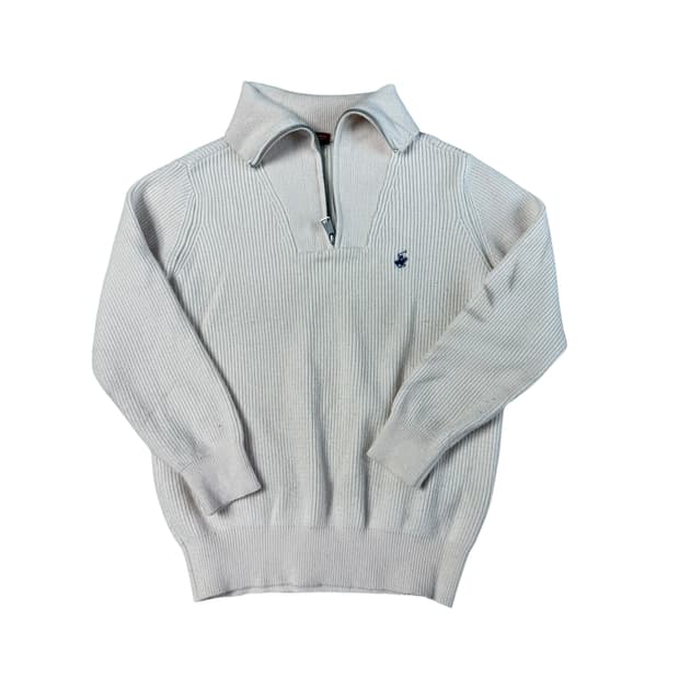 폴로 니트 집업